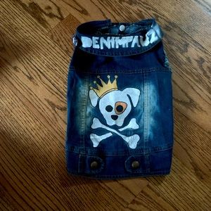 Denim Jean Jacket for Small dog!